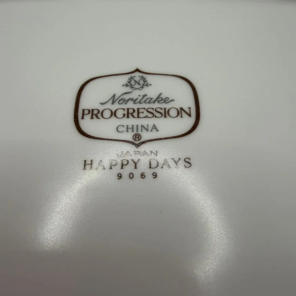 Noritake Progression Happy Days 9069 Casserole Dish Vintage Floral‎ Baking Pan
